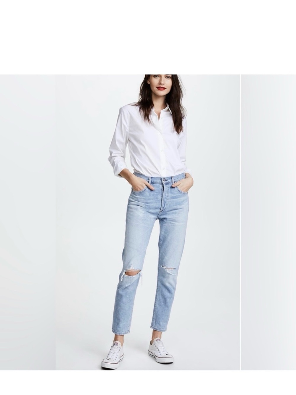 Citizens of Humanity Liya High Rise Classic Fit Crop Jeans